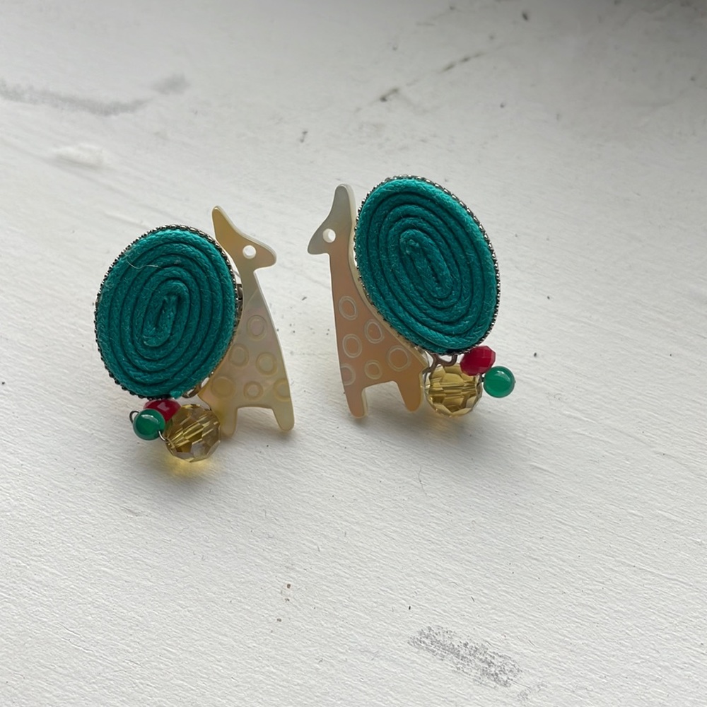 Giraffe earrings